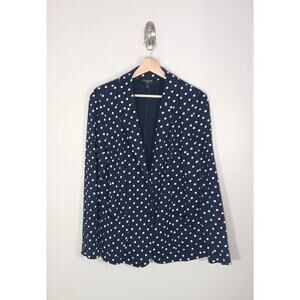 Talbots Career Workwear Suit Jacket Blazer Polka Dot Women's Size 1X